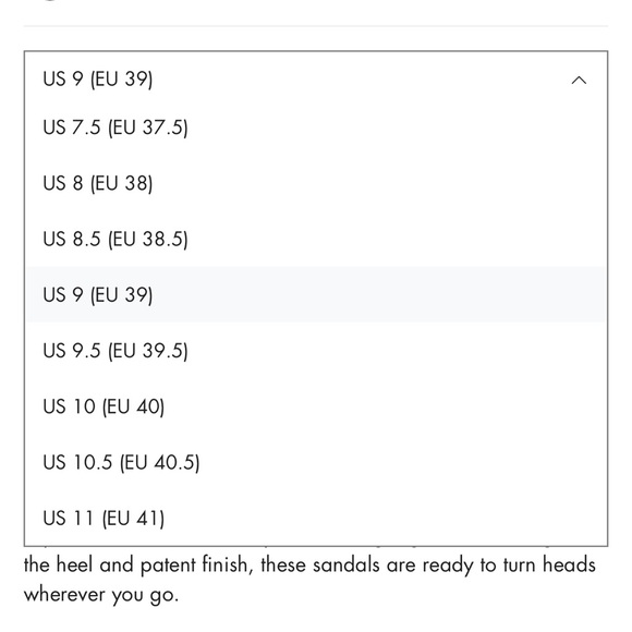 Ted baker HELMIA

Patent 103mm Ankle Strap Sandal ,Size 39 EU - Picture 4 of 4